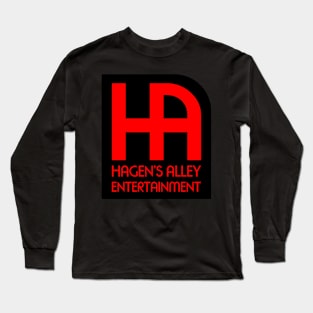 Hagen's Alley Books Red Logo Long Sleeve T-Shirt